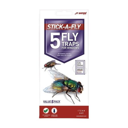JT EATON Trap Fly Window Stick 5 Pack 443